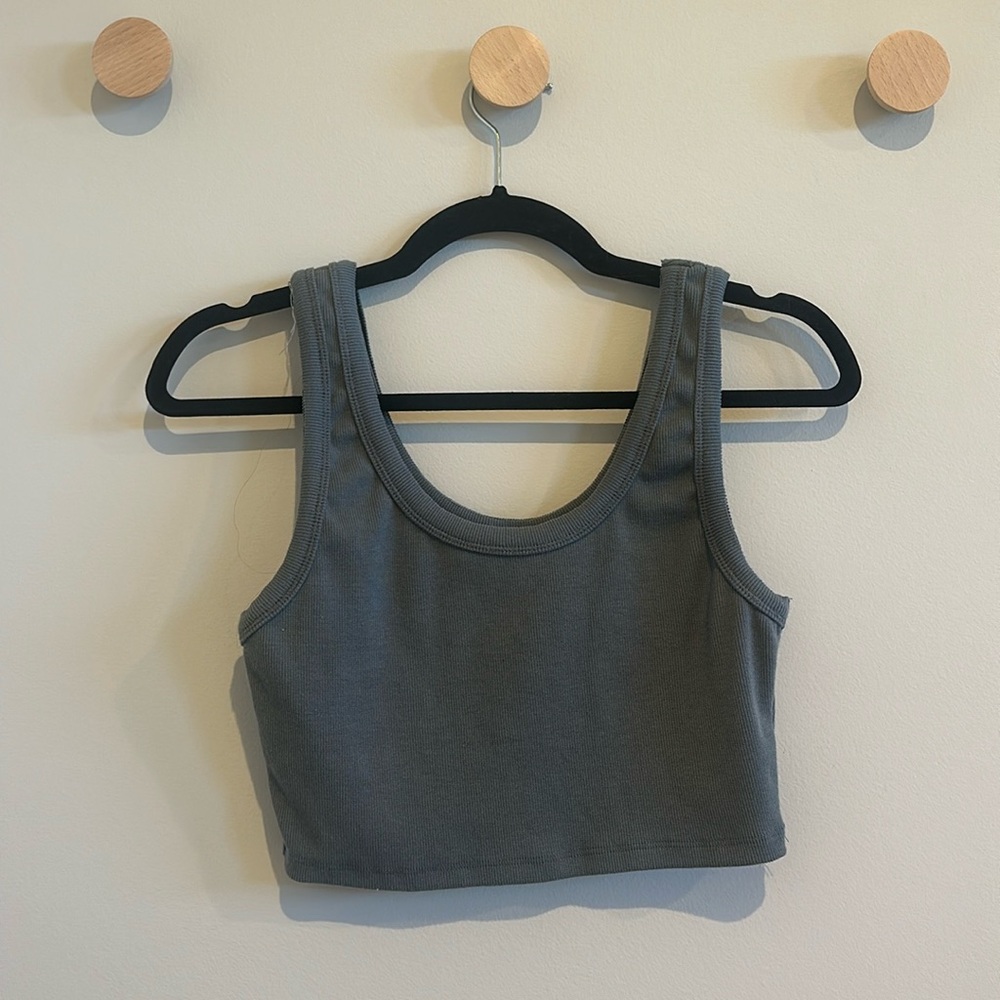 Signature 8 Grey crop top